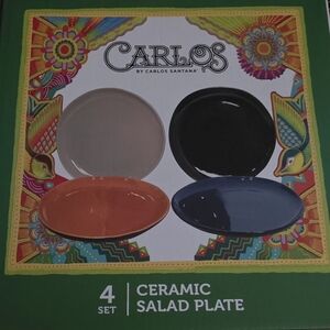 Carlos Santana Vibrant Ceramic Plate Set